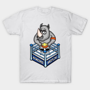 RHINOCEROS WRESTLER T-Shirt